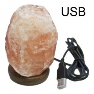 Lámpara de Sal USB NARANJA 1kilo aprox.