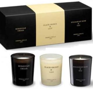 Set 3 Velas Mini 70grs-BULGARIN ROSE&BLACK ORCHID