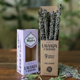Incienso SAGRADA MADRE Hierbas Lavanda y Olíbano