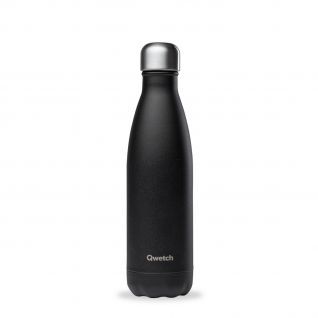 Botella QWETCH Isotérmica inox 1000ml Negro Mate