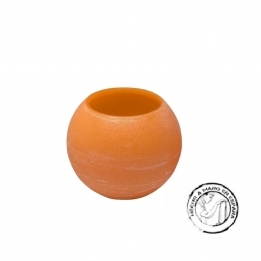 Vela Esfera IBIZA  Flotante NARANJA 15 cms.