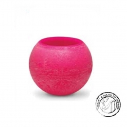 Vela Esfera IBIZA  Flotante ROSA 20 cms.