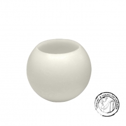 Vela Esfera IBIZA Flotante CREMA 20 cms.