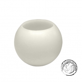 Vela Esfera IBIZA  Flotante CREMA 30 cms.