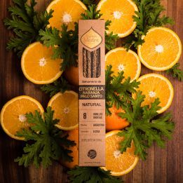 Incienso SAGRADA MADRE NATURALCitronella, Naranja y Palo Santo