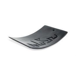 Incensario Negro Extra ancho Curvado Tibet Letras