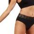 Braga Menstrual BIKINI Flujo Ligero M Negro